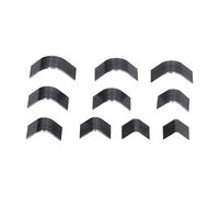 Ensemble de coupe en cuir professionnel 10pcs Kit d'outils d'artinat de trammer de pointes en cuir de haute qualité de haute qualité pour fabrication en cuir en caoutchouc en