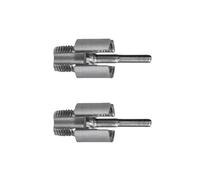 Ensemble de coupe-filetages de tuyau 1,27 cm et 3/4" Outil interne externe double usage pour l'entretien de la plomberie et enfile-perceuse électrique pour installation d'eau