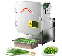 Ensemble De Coupe-légumes électrique, Hachoir à Légumes Commercial Et Robot Culinaire, Machine De Découpe D'oignon, Poivre, Oignon Vert, Coriandre, Poireau Pour Cuisine