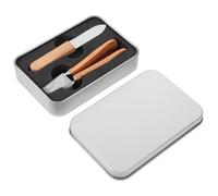 Ensemble de Coupe-ongles de Voyage Professionnel en Acier Inoxydable | Kit de Manucure et Pédicure, Poignée en Bois, Lime et Boîte de Rangement