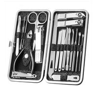 Ensemble de Coupe-ongles en Acier inoxydable,Kit de Manucure et Pédicure Professionnel,Ciseaux à Ongles Set de Soins du Visage