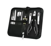 Ensemble de coupe-ongles, ensemble de clipper de ongles | Kit de ciseaux à ongles 10x en acier inoxydable,Outils de pédicure professionnelle pour les hommes pour hommes, coupure de coupe d'ongle avec