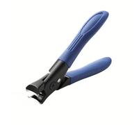 Ensemble de coupe-ongles épais résistant aux éclaboussures, coupe-ongles professionnels, pince à ongles, outils de pédicure pour manucure et pointes d'ongles, bleu
