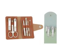 Ensemble De Coupe-Ongles Portable 2 Pièces, Kit De Soin Des Ongles, Y Compris Coupe-Ongles, Limes À Ongles, Cuillère À Oreille, Utilisation Quotidienne À La Maison.
