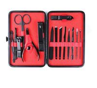 Ensemble de coupe-ongles professionnels en acier inoxydable, 7, 10, 15 ou 18 pièces, coupe-ongles épais pour ongles de pieds, 15 pièces, C