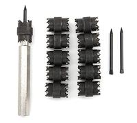 Ensemble de coupe-soudage par points 13 pièces forets rotatifs 3/8 pouces outil électrique pour enlever les trous métalliques pour perceuse électrique démontage de coupe-trou