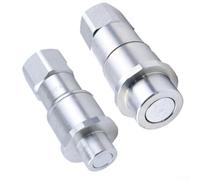 Ensemble de coupleurs hydrauliques à connexion rapide AH225669 AH225668 pour moissonneuses-batteuses 615R 620F - Kit de connecteurs mâles femelles fendus en métal 3/8" 1/2"