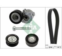Ensemble De Courroies À Nervures INA 529 0304 10 Pour OPEL, VAUXHALL