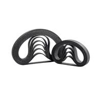 Ensemble De Courroies Distribution HTD 3M, 5 Pièces, Synchrones En Boucle Fermée for Applications Synchronisation Précision(369mm teeth 123,20mm)