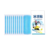 Ensemble De Coussinets De Gel De Refroidissement - Bande De Glace Douce, Feuille De Fièvre Réutilisable | Gadget Cool Non Toxique, Support Adhésif Pour Le Contact Cutané Relaxation Support Pour Maux D