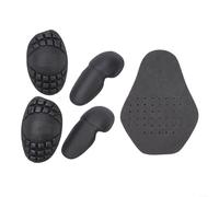 Ensemble de coussinets de protection approuvés CE pour moto, souple, léger, dos, coude, épaule, pour les cyclistes