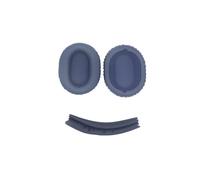 Ensemble de coussinets d'oreille et bandeau de remplacement compatible avec Sony WH-CH710N/CH720N (ensemble de 3 pièces) Blue