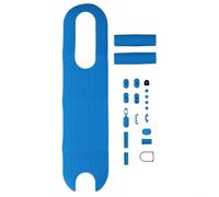 Ensemble de coussinets et poignées de guidon pour trottinette électrique avec caoutchouc antidérapant, port de charge et cache-trous de fil, compatible avec tapis de pédale facile à nettoyer