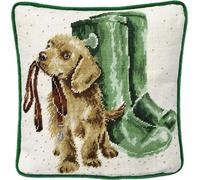Ensemble de coussins à broder tapisserie Bothy Threads "Hopeful", broderie pré-imprimée, THD73, 36x36cm