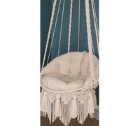 Ensemble de coussins de balançoire en macramé de luxe (coussins uniquement) - 2 pièces fabriqués en Turquie Taille Unique,50x135Étoffe