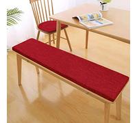 Ensemble de coussins de banc de jardin d'extérieur 100 x 45 x 5 cm - Coussins d'assise et de dossier résistants aux intempéries pour terrasse - 140 x 35 x 5 cm - Rouge vinConfort et style pour votre