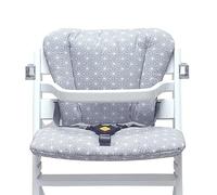 Ensemble de coussins de siège Blausberg Baby-Timba pour chaise haute Timba Happy Star Gris