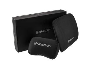 Ensemble de coussins en mousse à mémoire de forme noblechairs noirs