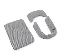 Ensemble de coussins et coussins latéraux pour poussettes pour chiens, tissu en polyester respirant, rembourrage confortable pour les voyages des animaux de compagnie, tapis de conception sûr, rapide