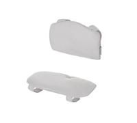 Kinderkraft ENOCK Coussin de chaise haute bébé, Sangles de fixation, Facile à nettoyer, 2 Coussins très doux, Fabriqués dans une matière agréable au toucher, Gris