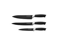 Ensemble De Couteaux 3 Pièces Noir Royalty Line Rlbw3b