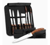 Ensemble de couteaux 9 pièces avec sac de transport pliable Herzberg HGK9W Herzberg