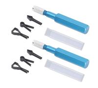 Ensemble de couteaux à découper le sol, 2 paquets de 4 lames HSS, manche en alliage d'aluminium, couteau à découper en plastique PVC pour la pose de coins de base murale sur des