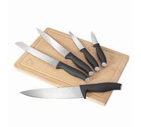 Ensemble de couteaux avec planche à découper, 6 pièces, BERLINGER HAUS Anthracit
