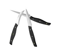 Ensemble de Couteaux de Sculpture pour Fruits et Légumes en Acier Inoxydable Manche en Bois Ergonomique, Facile à Utiliser, Maison Restaurant