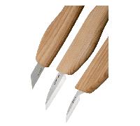 Ensemble de Couteaux de Sculpture sur Bois Débutant Beavercraft (3 couteaux) S12