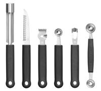 Ensemble de couteaux décoratifs pour fruits et légumes, 6 pièces - Hendi 856291