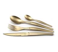 Ensemble de coutellerie - LOU LAGUIOLE - Jet - 16 pièces - Acier inox - Champagne mat