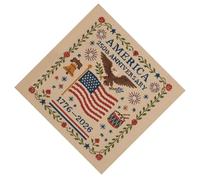 Ensemble De Couture Croisement Du 250e Anniversaire Des États-Unis Ensemble Démarrage Broderie Commémorative Format Comptage Couture Fil À Broder Patriotique