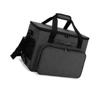 Ensemble de couture portable avec plusieurs compartiments, pochettes de rangement en polyester pour aiguilles, ciseaux, fils, sac de rangement portable