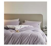 Ensemble de Couvercle de Couette en Coton à 100% -1 Couvercle de Couette Doux 2 camarades d'oreiller, Couvre-Couette à literie Set Brepwant Soft Comfy (Couleur: 6, Taille: 2,0 m de lit