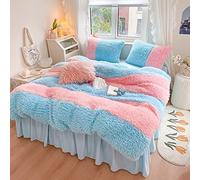Ensemble de Couvercle de Couette guojm Ensemble de Couvercle de Couette Double Couleur Hiver