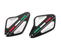 Ensemble de Couvercle du Réservoir de Liquide de Frein Avant de Moto Bouchons de Réservoir d'embrayage en Aluminium pour Diavel 2011-2018 pour XDiavel 2016-2020 (Mélange)