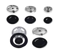 Ensemble de couvercles de cuisinière | Lot de 11 couvercles de cuisinière résistants à la chaleur | Plaques de cuisson résistantes à la chaleur pour cuisinière, réutilisables et faciles à nettoyer