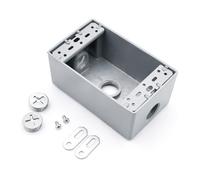 Ensemble de couvercles de prise électrique résistant aux intempéries, emballage solide et fiable comprenant une large application pour plusieurs configurations de prises (3/4")