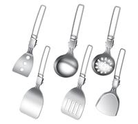 Ensemble de Couverts de Camping - kit d'ustensiles de cuisinepliables, ustensiles de cuisineen Plein air multipropières | Organisateur de Couverts de Voyage Durable, Outils de cuisinerespectueux de