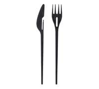 Ensemble de couverts portables - 7.28x0.98 pouces fourche pour l'école de voyage, camping avec une fonction de transport facile, ustensiles compacts pour le travail, adultes, randonnée, pique-nique, u