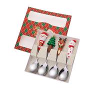 Ensemble De Couverts Sur Le Thème Noël 410 Accessoires En Acier Sans Acier Sans Gaine Pour Diverses Occasions Manger Des Couverts Noël