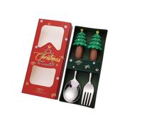 Ensemble De Couverts Sur Le Thème Noël 410 Accessoires En Acier Sans Acier Sans Gaine Pour Diverses Occasions Manger Des Couverts Noël