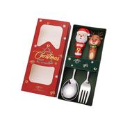 Ensemble De Couverts Sur Le Thème Noël 410 Accessoires En Acier Sans Acier Sans Gaine Pour Diverses Occasions Manger Des Couverts Noël