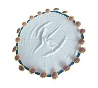 Ensemble de couvertures tournesols en Peluche Douce, en Fiber Acrylique, décoration de Salon et de Chambre à Coucher, Couverture Artisanale à Usage Quotidien