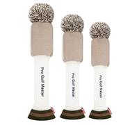 Ensemble de couvre-chef de golf en tricot - Protecteurs de cou, manches de club de golf, équipement de protection souple | Construction en fil épais avec ajustement sécurisé pour les bois de driver et