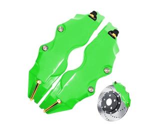 Ensemble de couvre-étriers - 2 pièces robustes, couvre-moyeux de roue, protecteur de frein décoratif, accessoire de modification de voiture, kit de style automobile | Jeu de couvercles d'étrier de fre