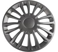 Ensemble de Couvre-Roues de Voiture Monza 16" en ABS Anthracite, 4 pièces