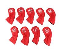 Ensemble De Couvre-Têtes En Fer De Golf, 9 Pièces, Épais, Pu, Étanche, Protection Pour Club De Golf, Nouveau