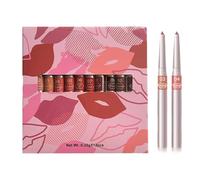 Ensemble de crayon à lèvres, pack de crayon à lèvres | Kit de maquillage Lip Liner Contour des Lèvres 12 Pièces | Stylo à lèvres sculptant, ensemble de maquillage pour lèvres lisses pour mère, épouse